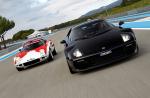 2010 New Stratos on the Paul Ricard circuit - Past and present during the unveiling to the international press at the Paul Ricard circuit